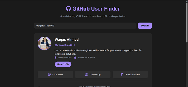 Github User Finder