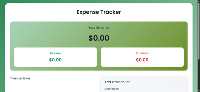 Expense Tracker